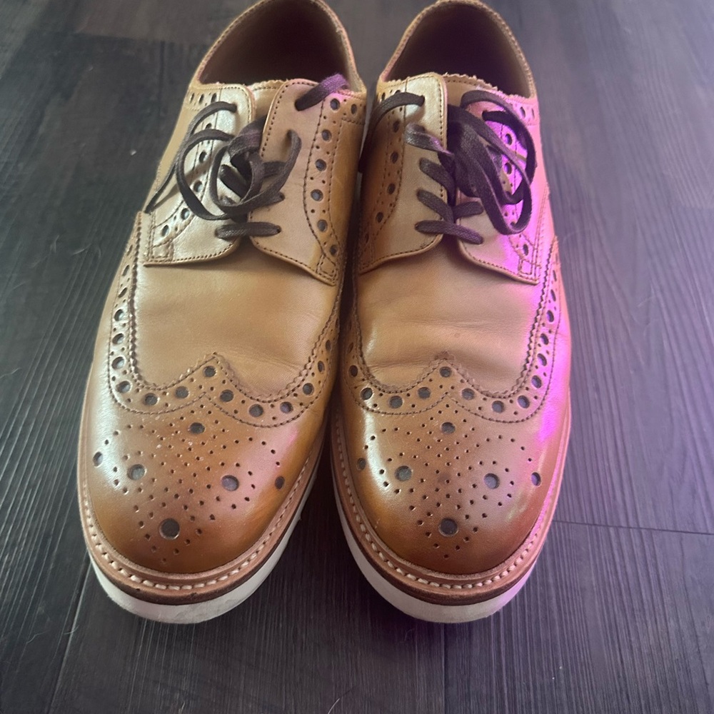 Grenson Tan Archie Oxfords